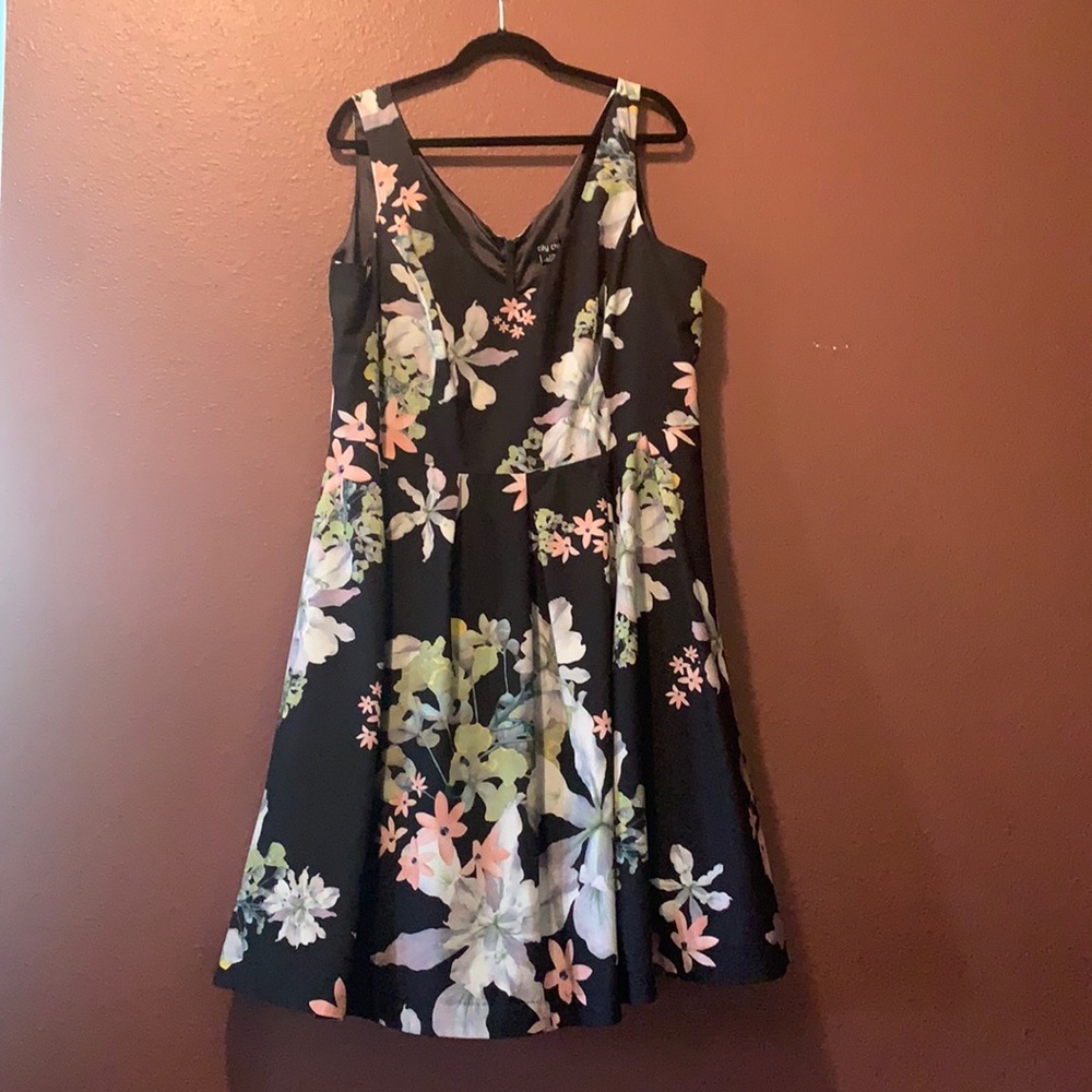 City Chic Fit n Flare dress